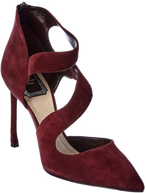 dior suede pumps|dior pumps price.